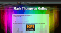 Desktop Screenshot of markthompsononline.com